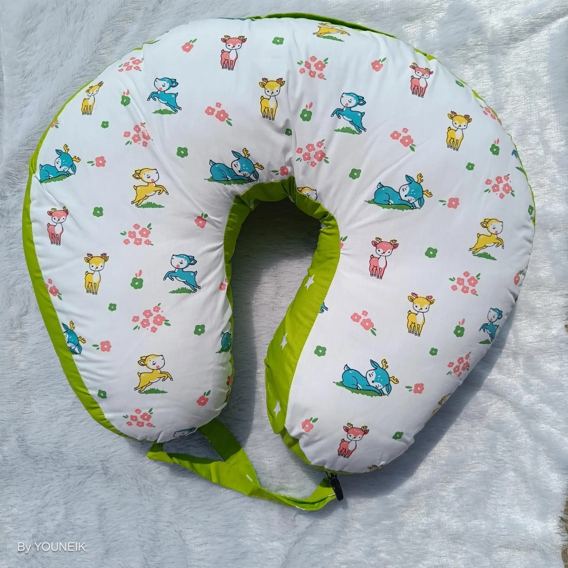 Feeding Pillow With Buckle | Recron Filling 