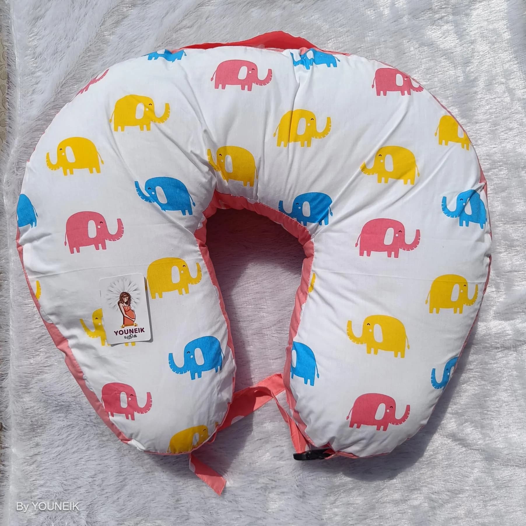 Feeding Pillow With Buckle | Recron Filling 