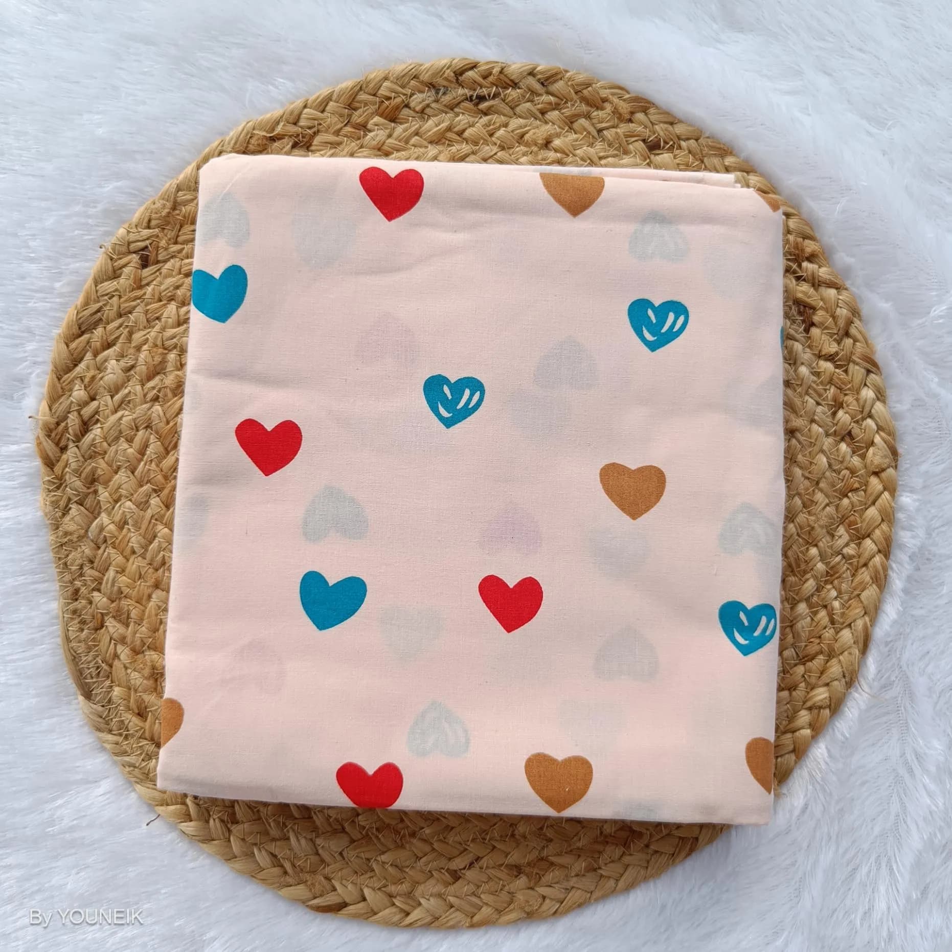 Cotton Thottil/Cradle | 3.5m | Colour Hearts