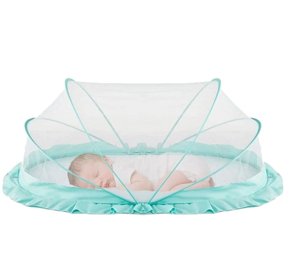 Green Mosquito Net for Bed Light Weight 0 to 24 Months