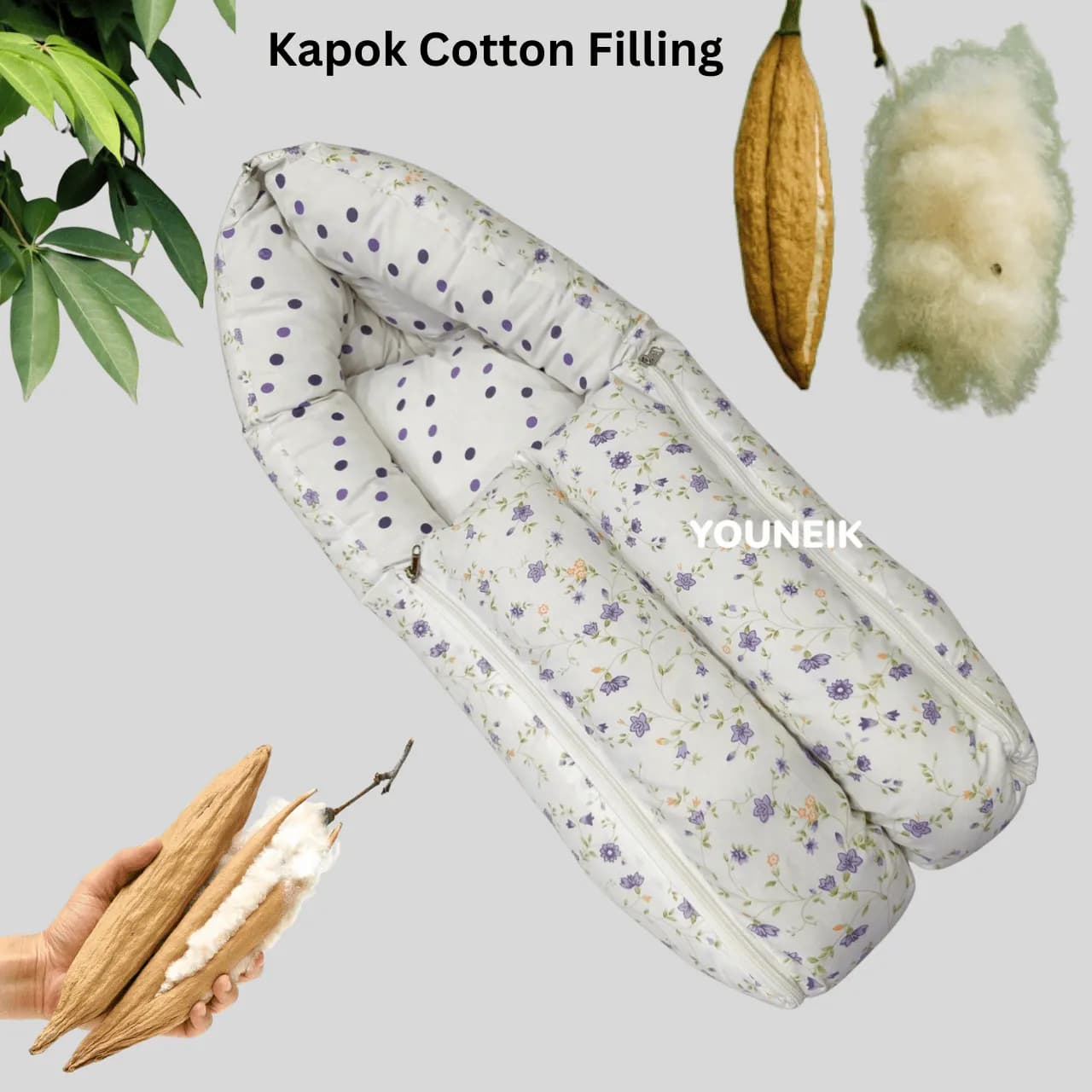 Kapok Cotton Carry Bed 