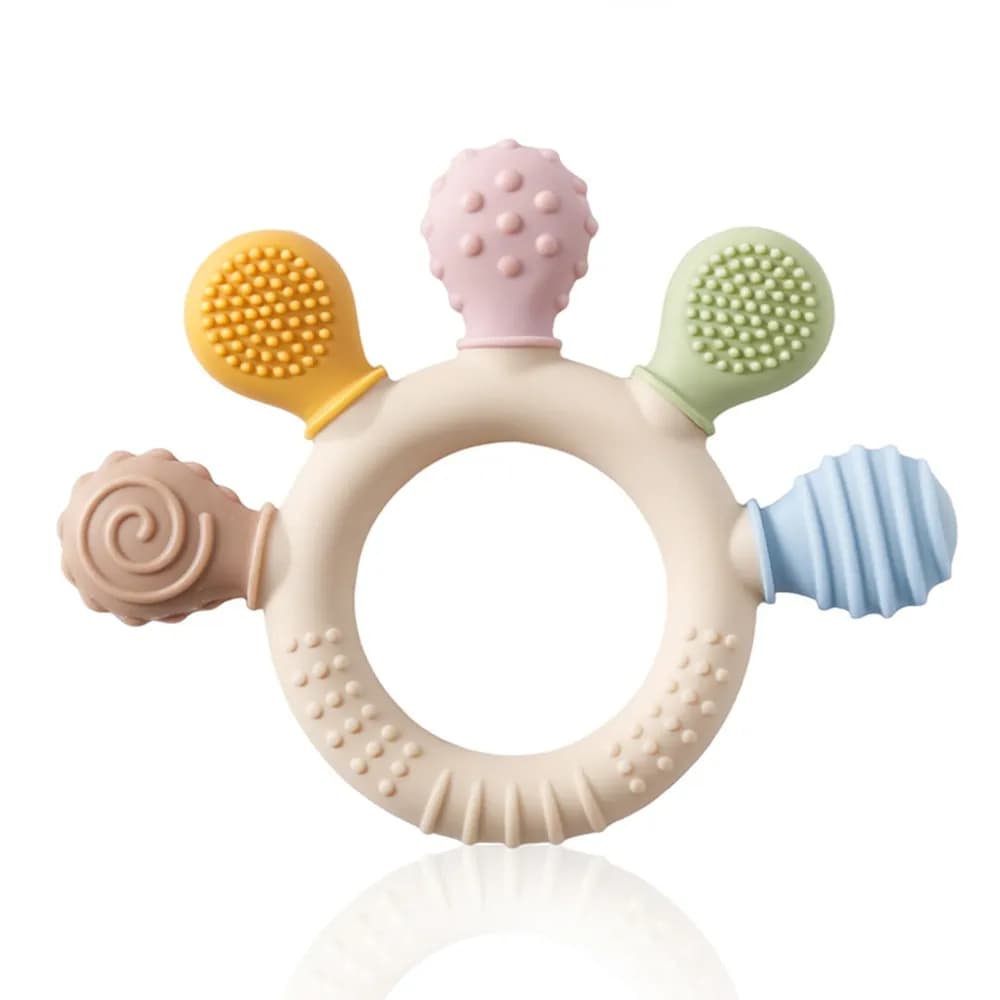 Silicon Sensory Teethers - Half Ring