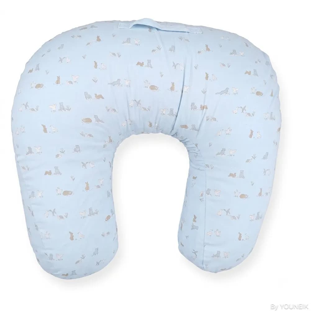 Large Feeding Pillow Ice Blue Rabbit Duck