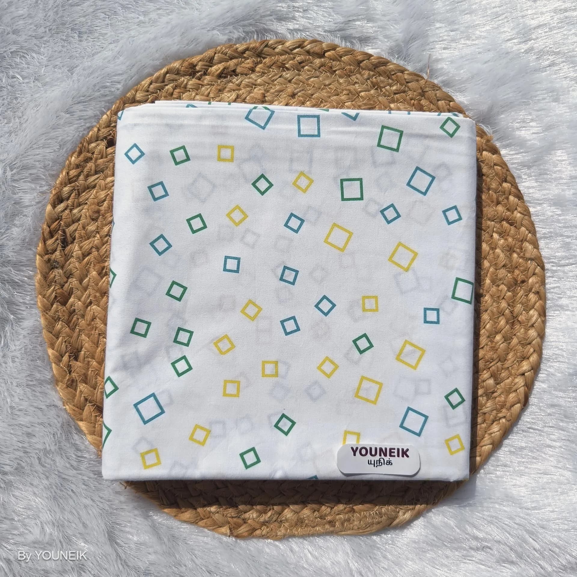 51" Width 100% cotton Thottil/Cradle - Square