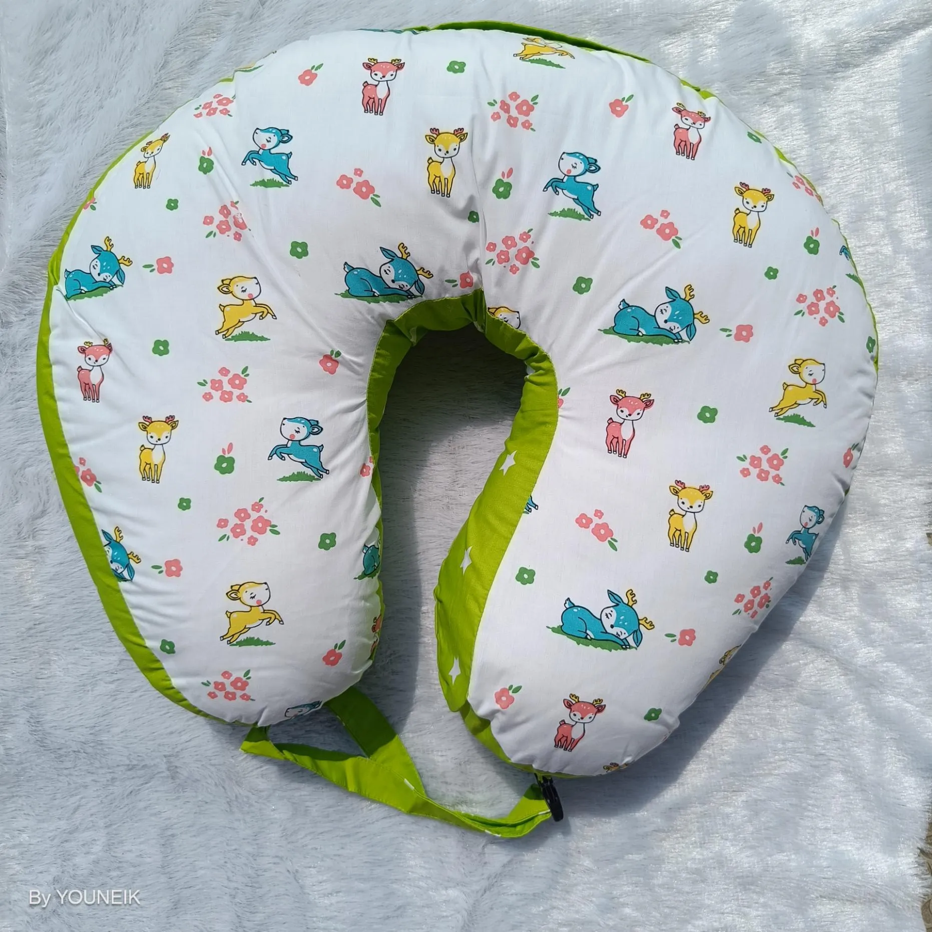 Feeding Pillow With Buckle | Recron Filling