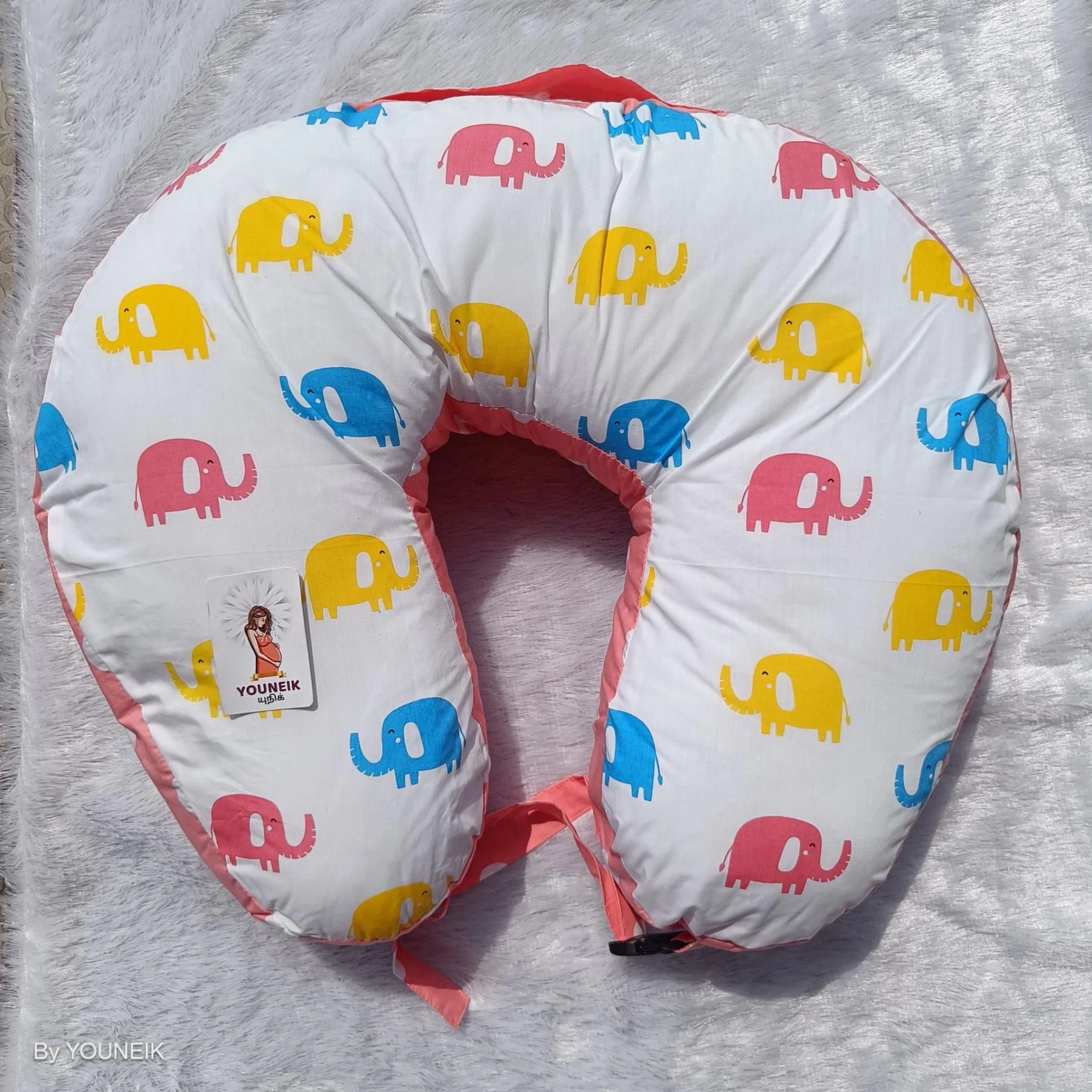 Feeding Pillow With Buckle | Recron Filling