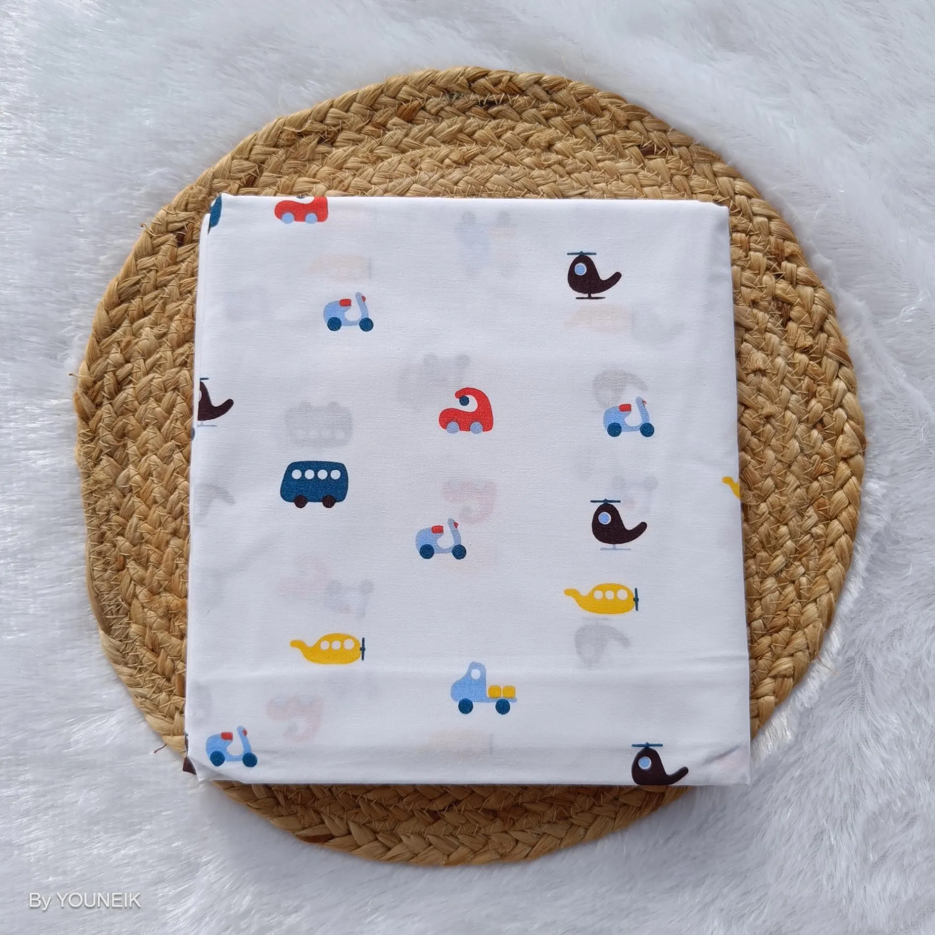 Cotton Thottil/Cradle | 3.5m | White Vehicles