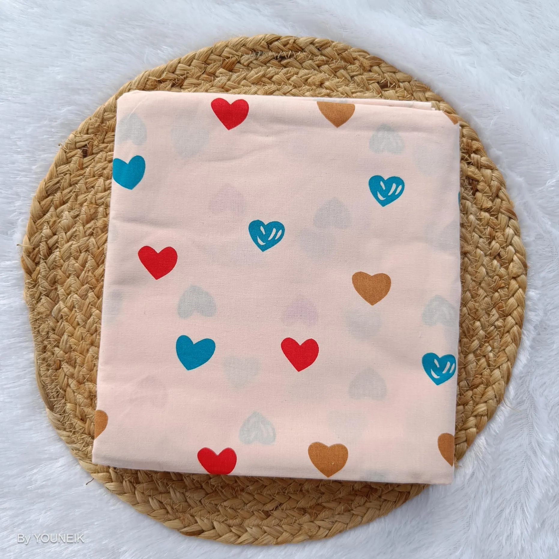 Cotton Thottil/Cradle | 3.5m | Colour Hearts