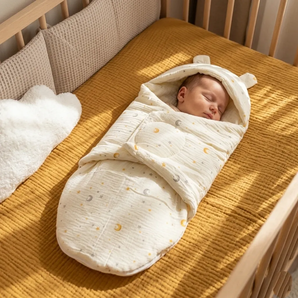 Ultra Soft Muslin Baby Sleeping Nest