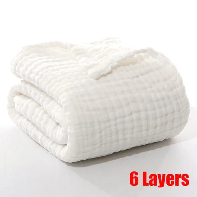 6Layer Muslin Receiving Blanket 105*105 cm