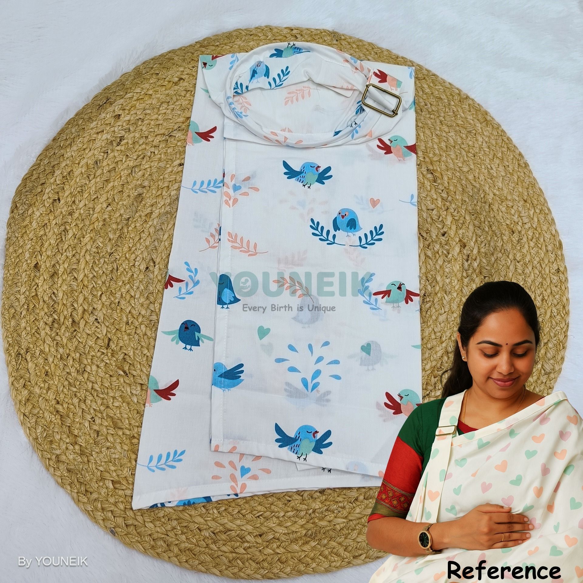 Feeding Apron - Blue Bird