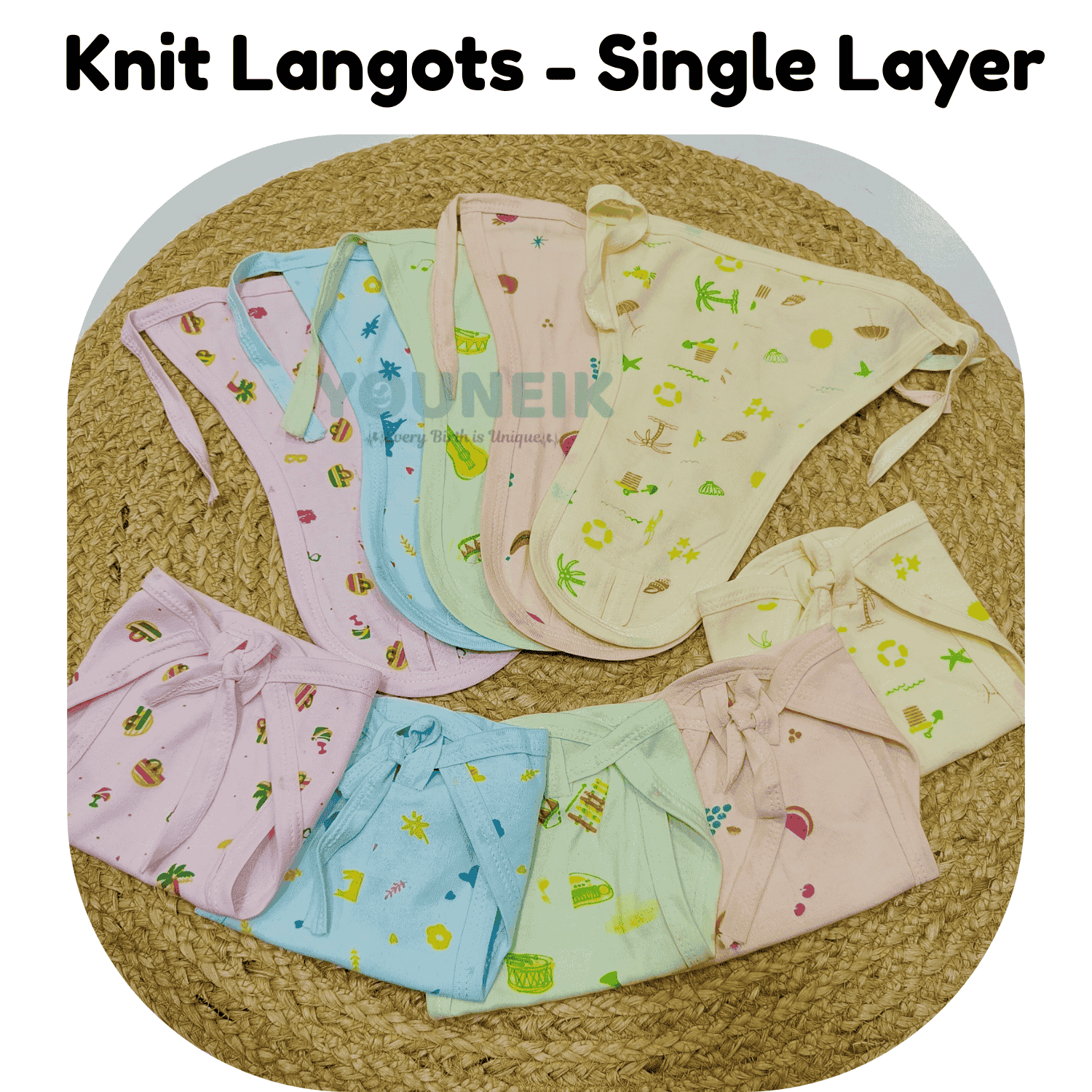Pack of Knitted Cotton Langots