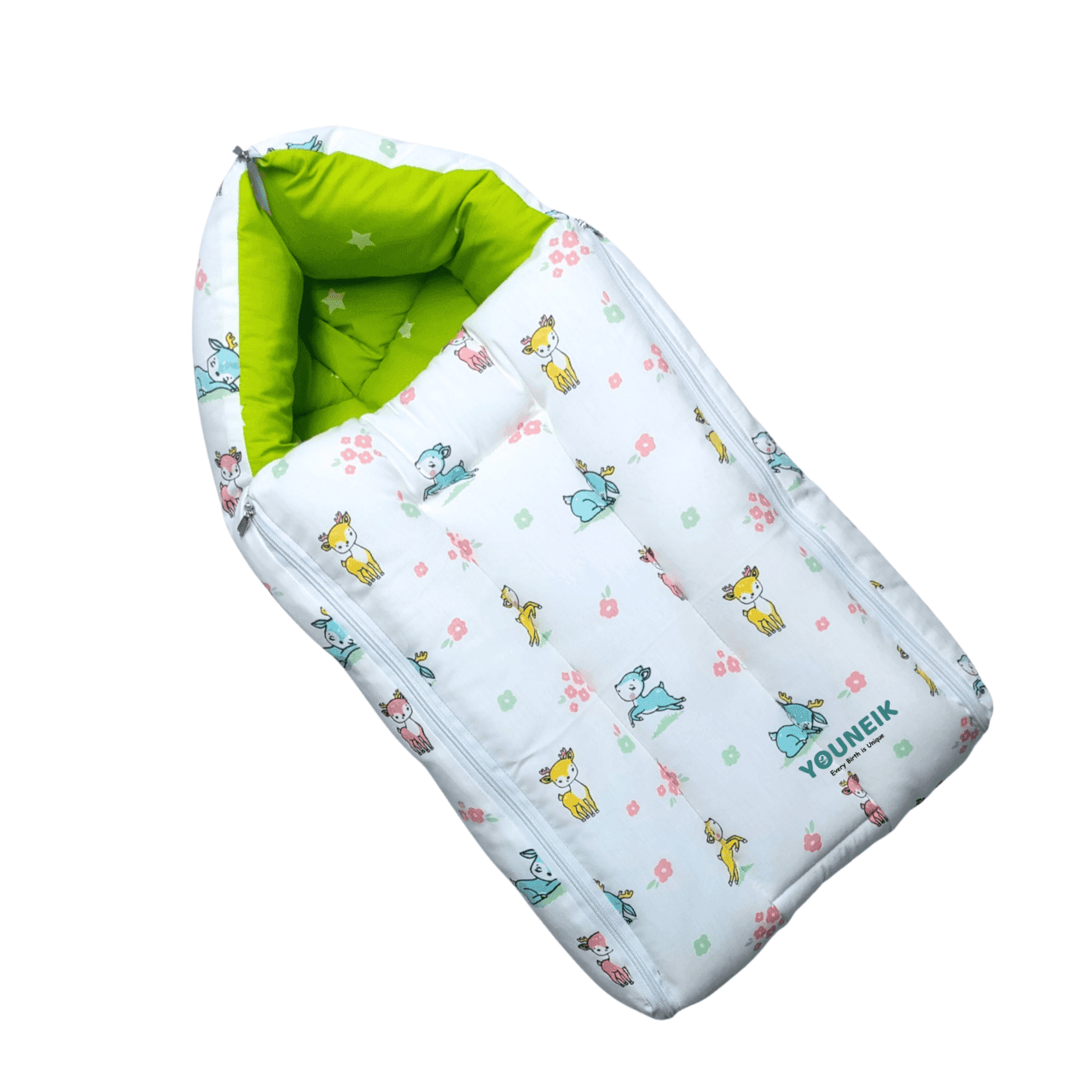 Cotton Carry Bed - Green Deer