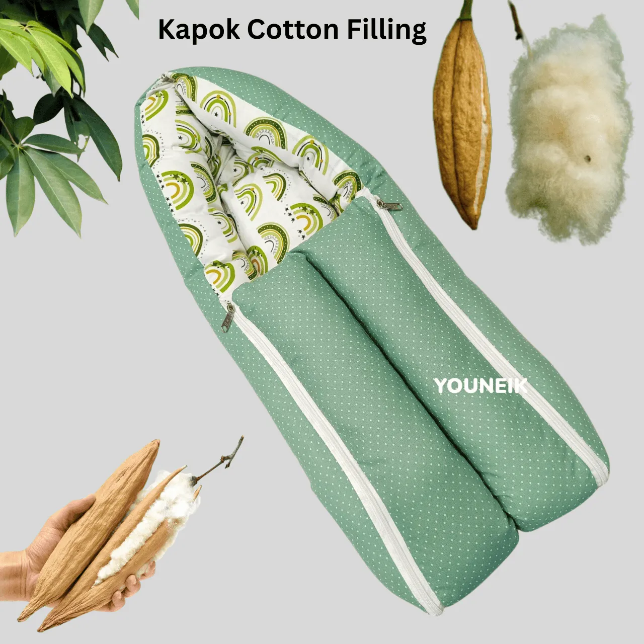 Kapok Cotton Carry Bed