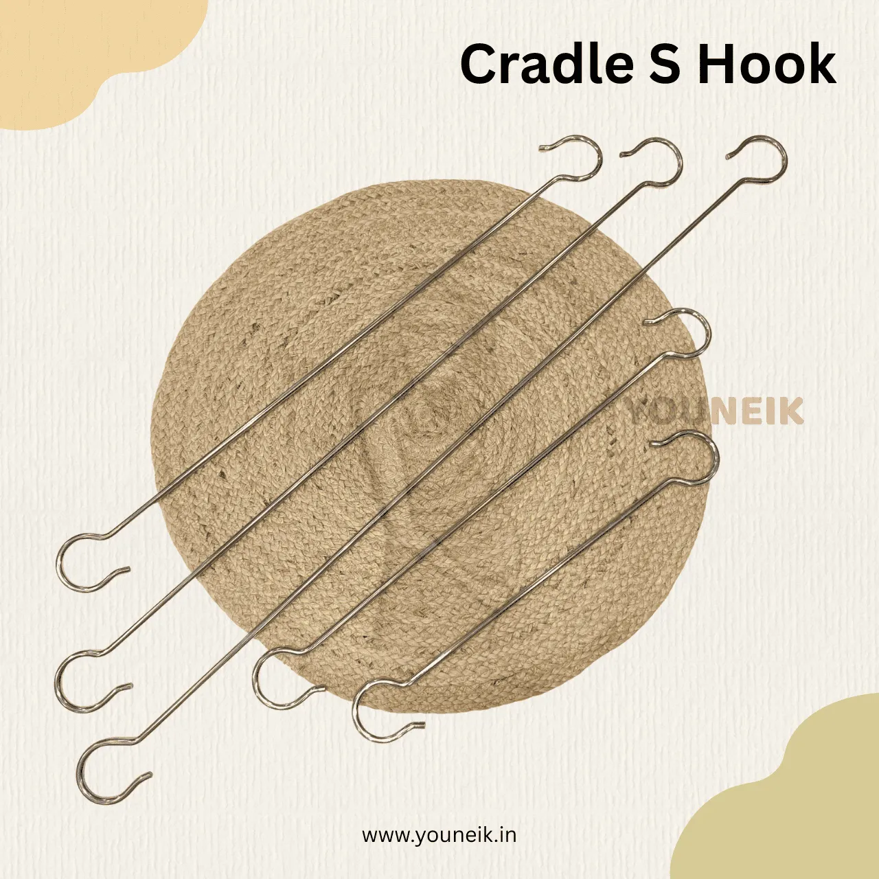 Thottil Long S Hook Stainless Steel