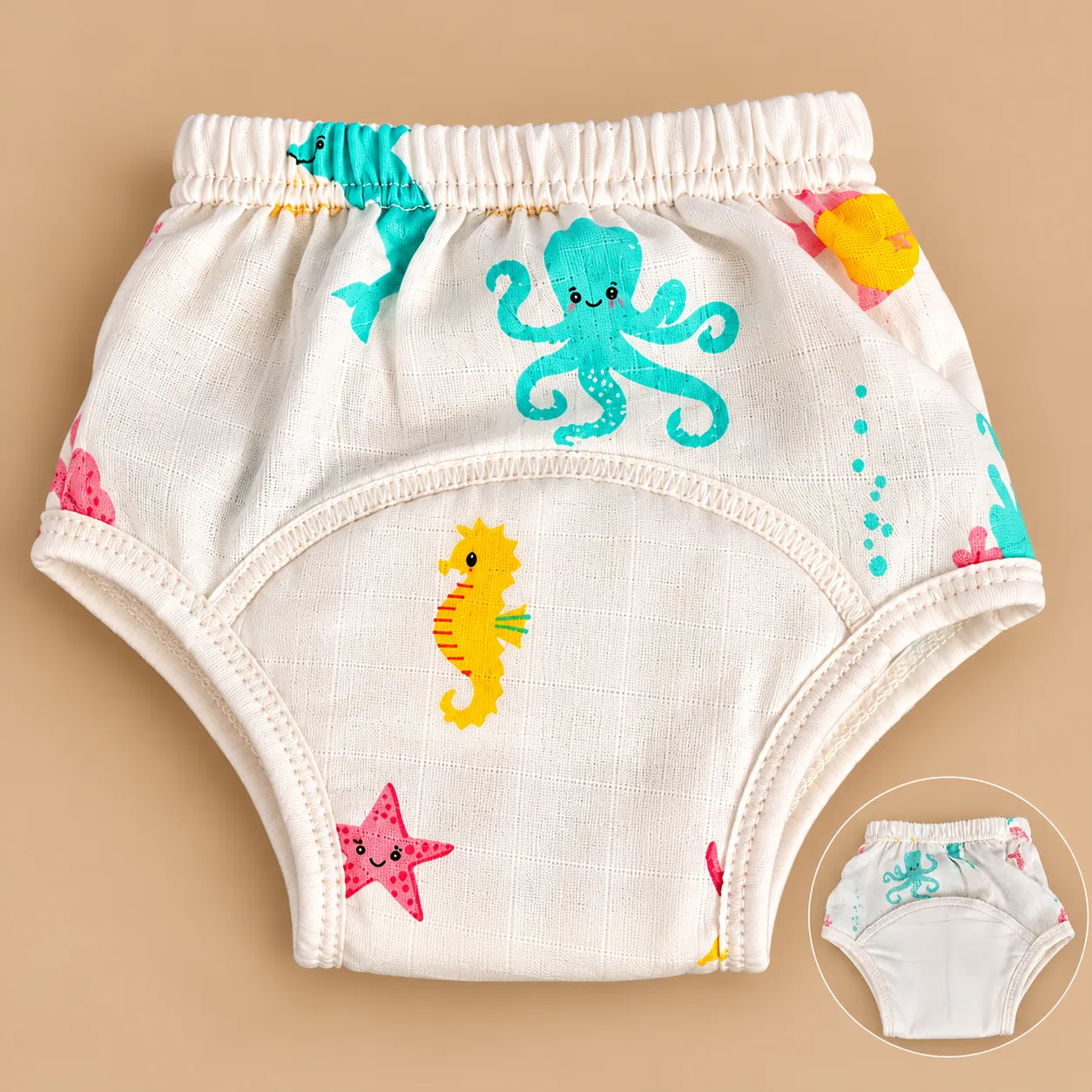 Half Padded Underwear | Organic Muslin Cotton 0 to 24 months 2