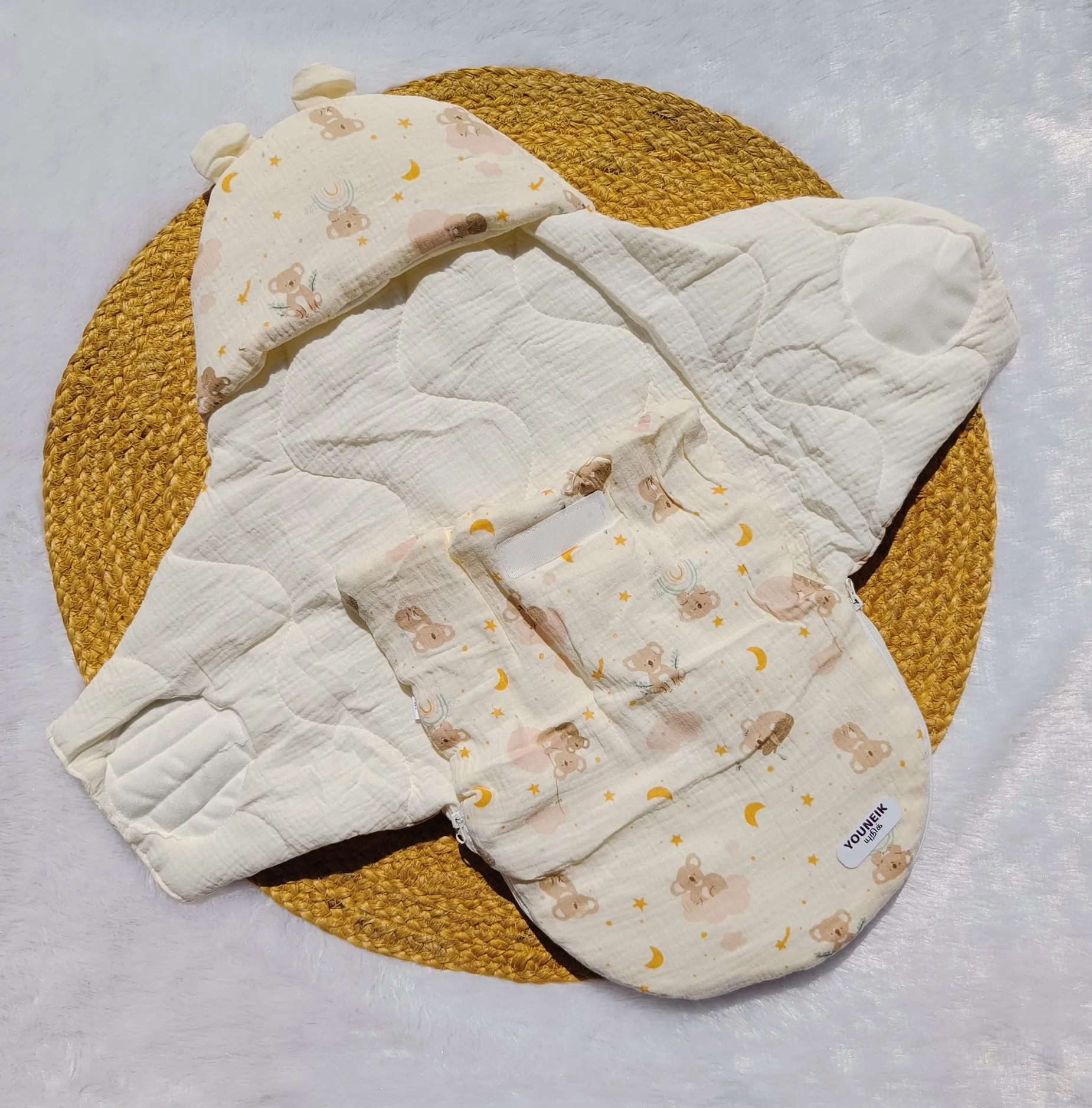 Ultra Soft Muslin Baby Sleeping Nest 3