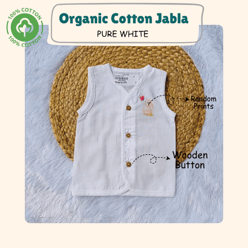 100% Organic Cotton Jabla | White | Chest Print