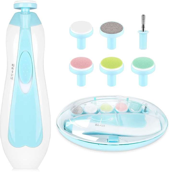 Blue Electric Baby Nail Trimmer – Safe & Gentle
