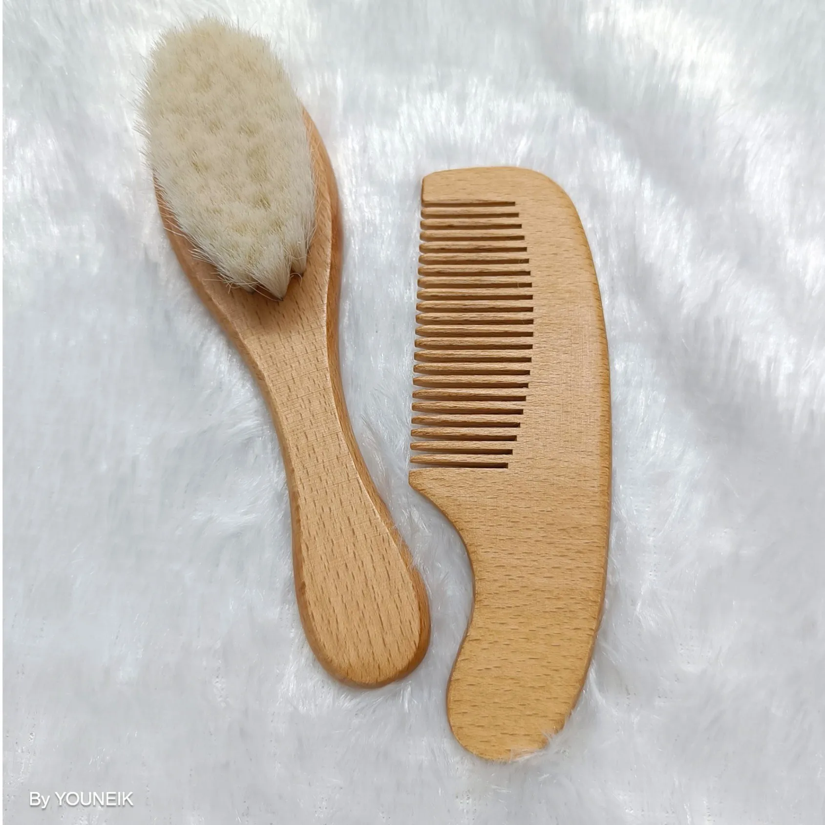 Baby Wooden Comb Set