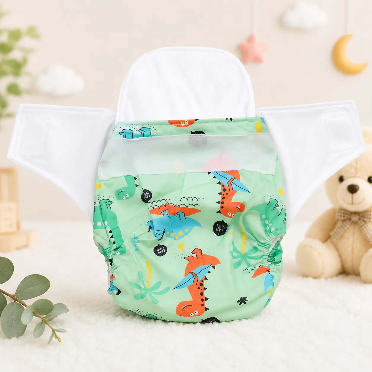 Velcro Light Weight Cloth Diaper 3m to 24m