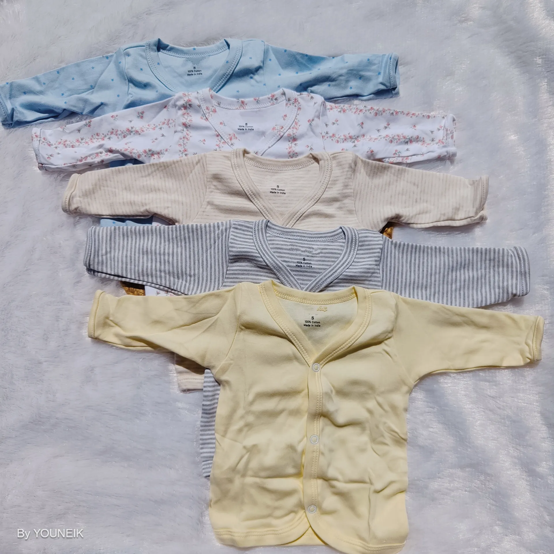 NB Knitted Cotton Full Sleeve Jablas – Pack of 5 | Baniyan | C1