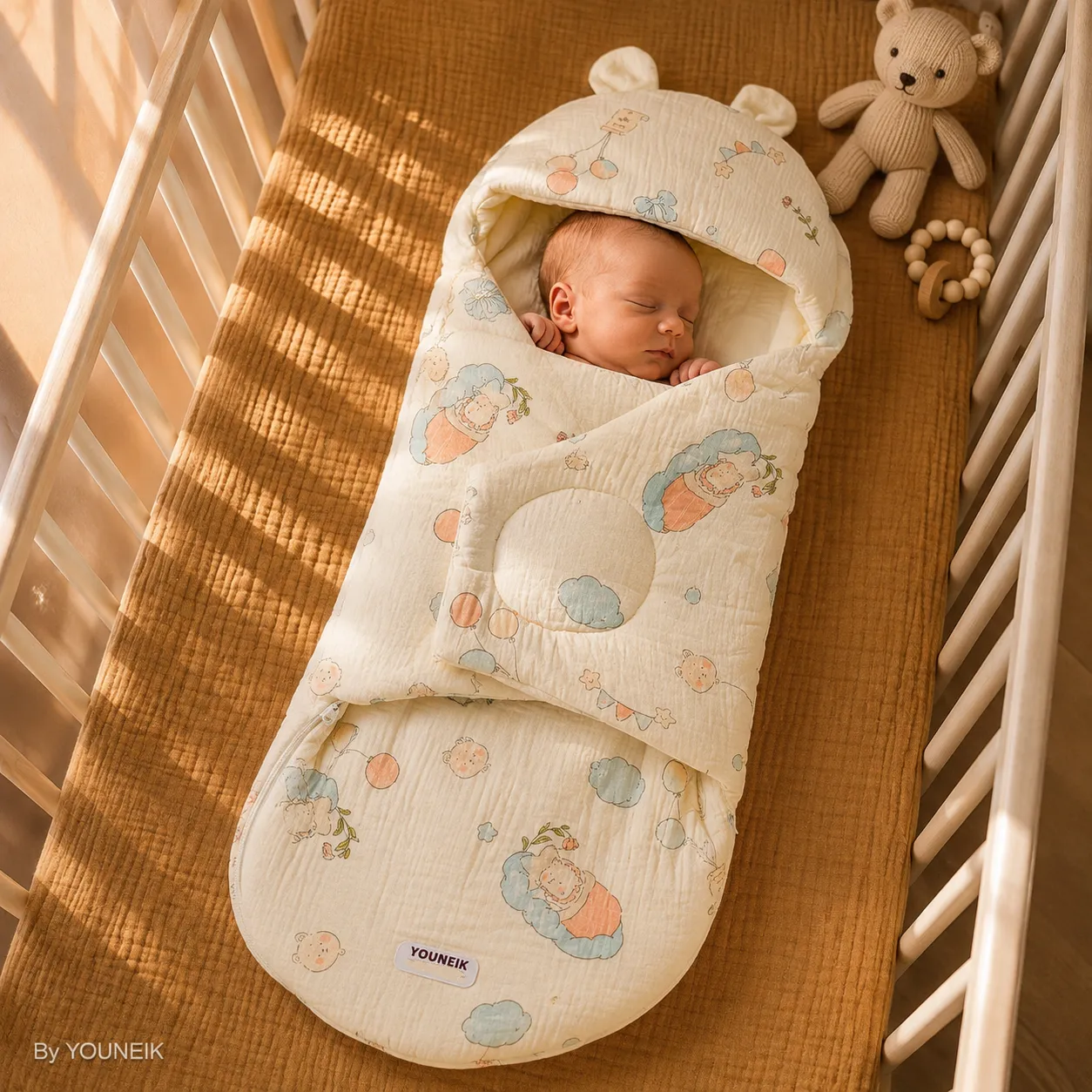 Ultra Soft Muslin Baby Sleeping Nest