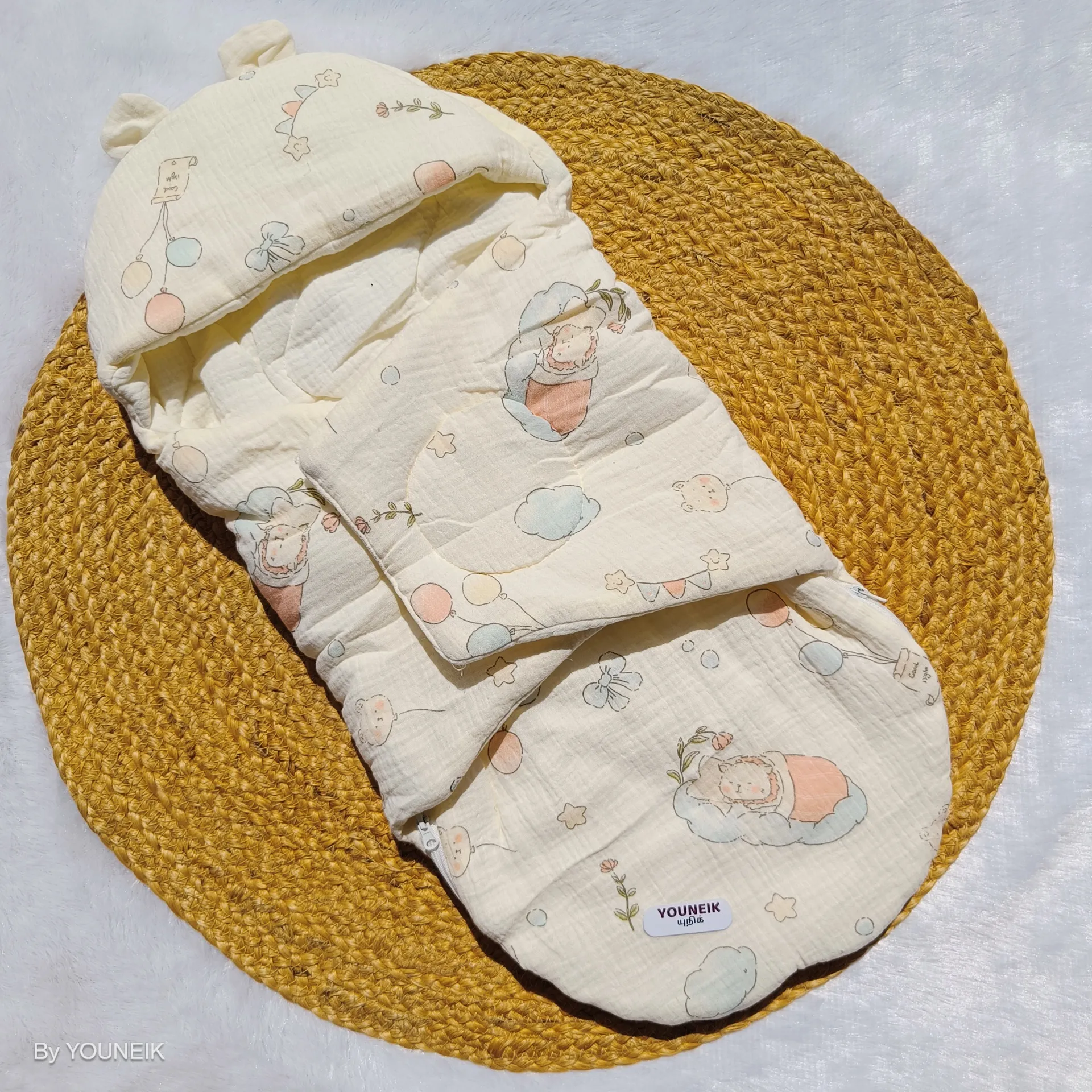 Ultra Soft Muslin Baby Sleeping Nest