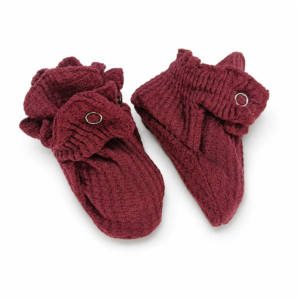 Baby No Fall Booties Cotton Solid Colour