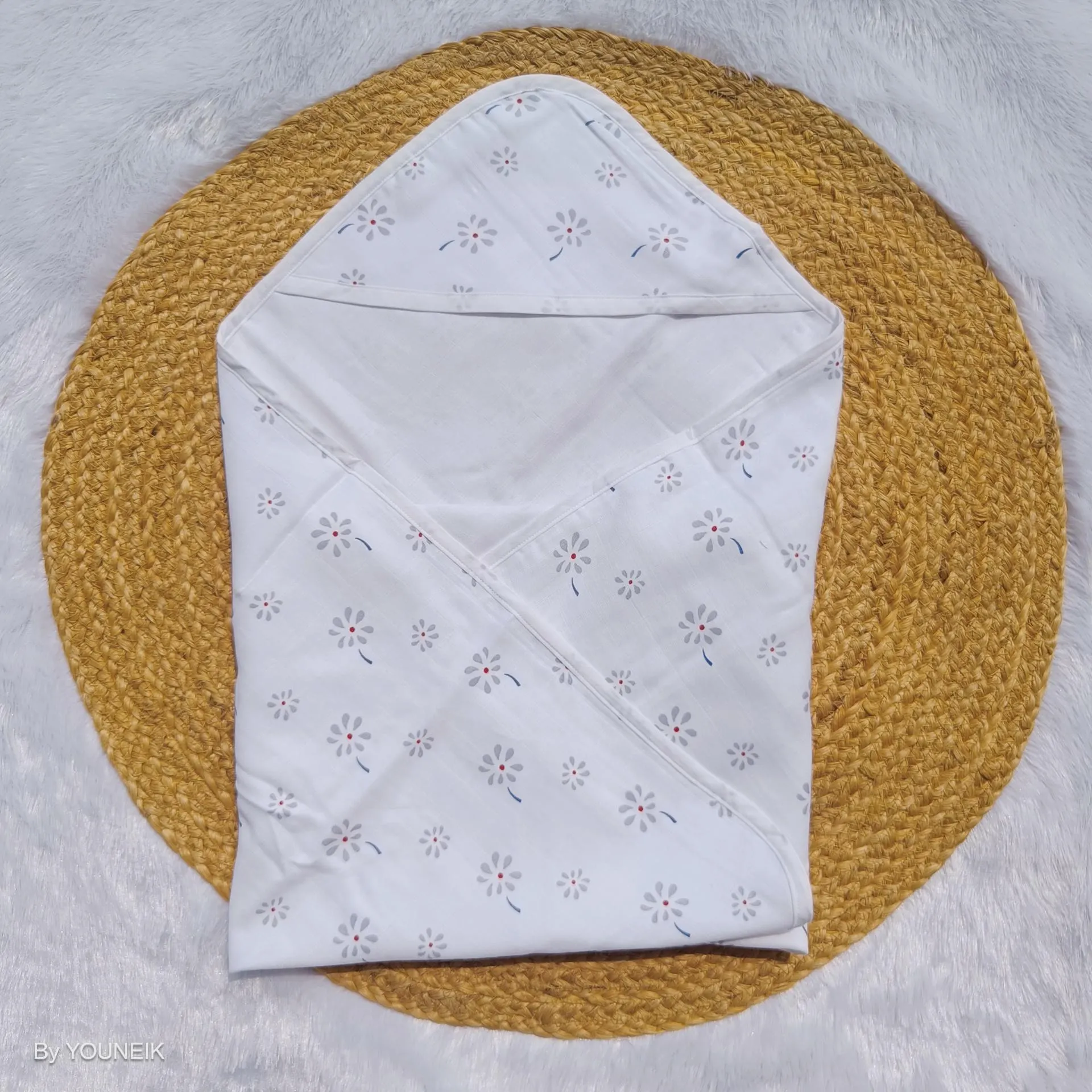 Organic Muslin Hooded Towel/Blanket