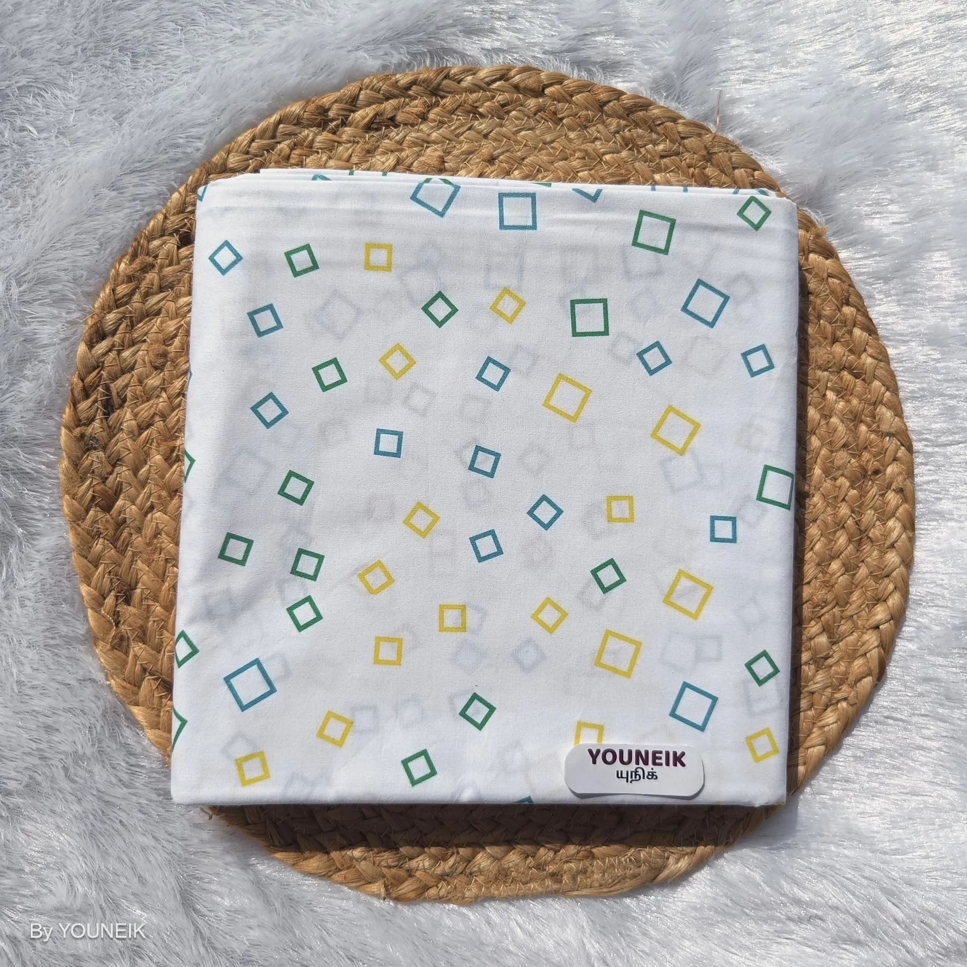 51" Width 100% cotton Thottil/Cradle - Square